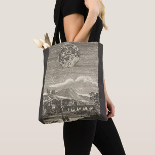 Tote Bag Antiquité Ère de la Renaissance Lune par Allain Ma