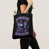 Tote Bag Antisocial Butterfly (De près)