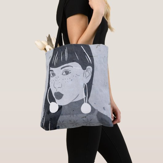 Tote Bag Aperçu du portrait nocturne (De près)