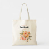 Tote Bag Aperol Spritz Floral EVJF Fête de Bachelorette (Dos)