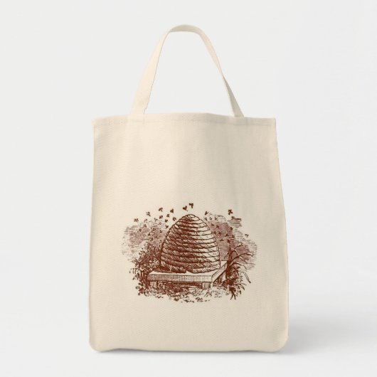 Tote Bag Apiculture vintage (Devant)