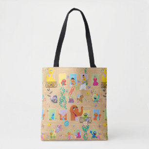 Tote Bag Appartement Sesame Street Motif Windows