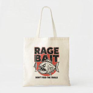 Tote Bag Appât à Rage, N'Alimentez Pas Les Trolls