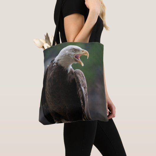 Tote Bag Appel de l'aigle à tête blanche (De près)