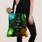 Tote Bag Appelez-Moi Je répondrai à la Bible Verse Jérémie  (De près)