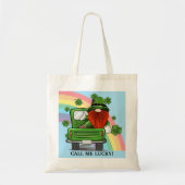 Tote Bag Appelez-moi Lucky Irish Gnome Budget (Devant)