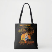 Tote Bag Appelle cette trahison Fourre-tout (Devant)