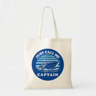Tote Bag Appelle-moi capitaine Citation de marin