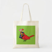 Tote Bag Appels d'accouplement Cardinal Bird Love (Devant)