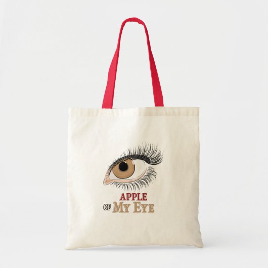 Tote Bag Apple de My Eye Eyelashes (Devant)