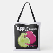 Tote Bag APPLEsolument Aimer mes petits-enfants (Dos)