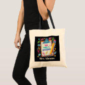 Tote Bag Appréciation de l'enseignant ajouter un nom person (Devant (produit))