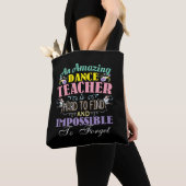 Tote Bag Appréciation de l'enseignant de ballet - Citation (De près)