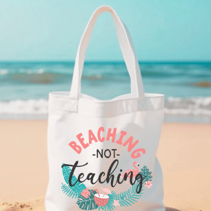 Tote Bag Appréciation de l'enseignant de la plage