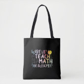 Tote Bag Appréciation de l'enseignant en mathématiques - So (Devant)