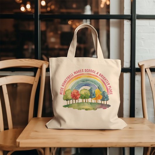 Tote Bag Appréciation de l'enseignant Lieu plus lumineux Ra