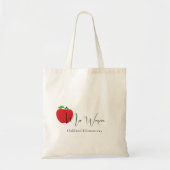 Tote Bag Appréciation de l'enseignant Merci enseignant mang (Devant)