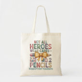Tote Bag Appréciation de l'enseignant mignon Amusant Aquare (Devant)