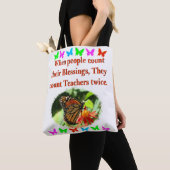 TOTE BAG APPRÉCIATION DES ENSEIGNANTS CONCEPTION DE BUTTERF (De près)