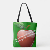 Tote Bag Appréciation des enseignants Fourre-tout (Dos)
