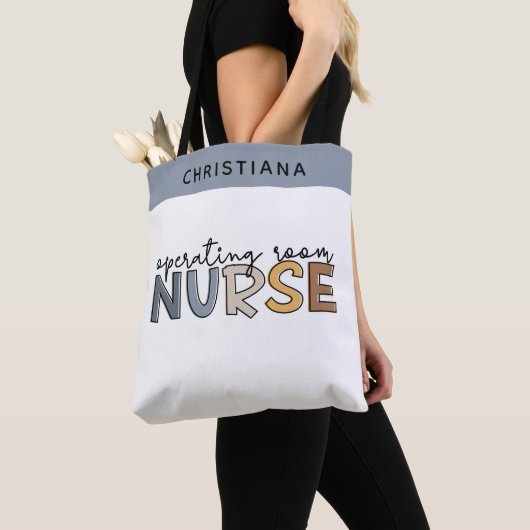 Tote Bag Appréciation des infirmières ou infirmiers en sall (De près)