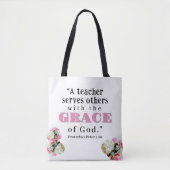 Tote Bag Appréciation personnalisée de l'enseignant (Devant)