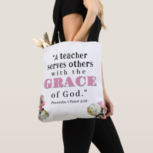 Tote Bag Appréciation personnalisée de l'enseignant