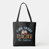 Tote Bag Appréciation personnalisée de l'enseignant de prem (Dos)