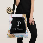 Tote Bag Appréciation personnalisée de l'enseignant moderne (De près)