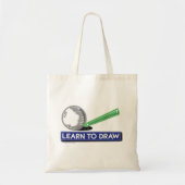 Tote Bag Apprendre à dessiner (Devant)