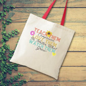 Tote Bag Apprenez-Leur À Les Aimer Regardez-Les Développer 