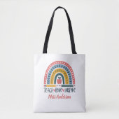 Tote Bag Apprentissage Amour Inspirer Rainbow Appréciation (Devant)