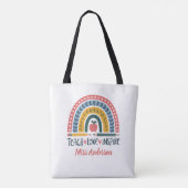 Tote Bag Apprentissage Amour Inspirer Rainbow Appréciation (Dos)