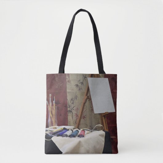 Tote Bag Approvisionnements d'art pour l'artiste (Devant)