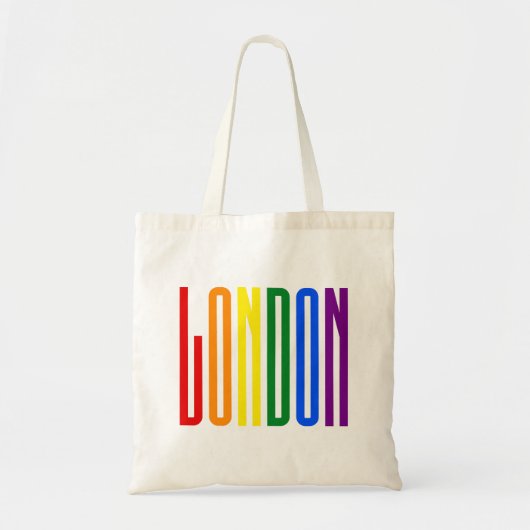Tote Bag Appui des textes LGBTQ d'arc-en-ciel de gay pride (Devant)