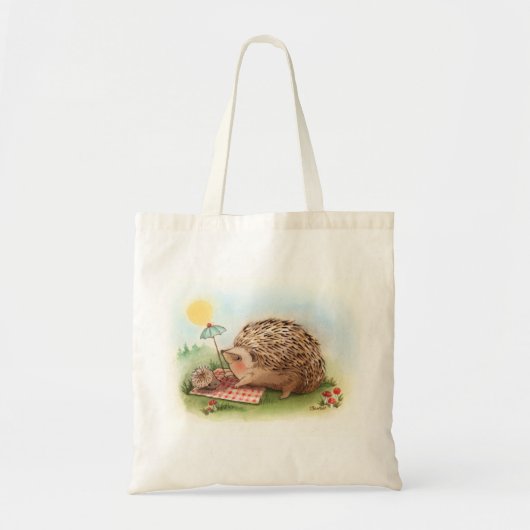 Tote Bag Après-midi d'été de hérisson (Devant)