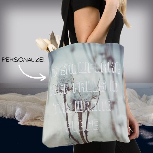Tote Bag Après une chute de neige