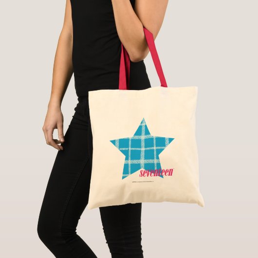 Tote Bag Aqua 3 de plaid (Devant (produit))