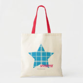 Tote Bag Aqua 3 de plaid (Devant)