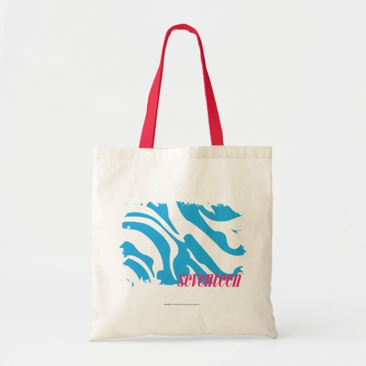 Tote Bag Aqua 4 de zèbre (Devant)