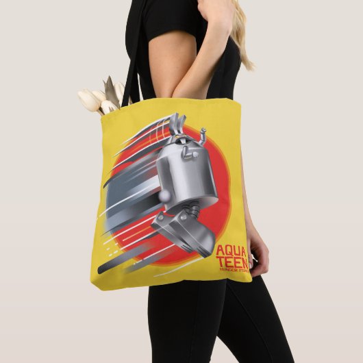 Tote Bag Aqua Ado Hunger Force Rabbot (De près)