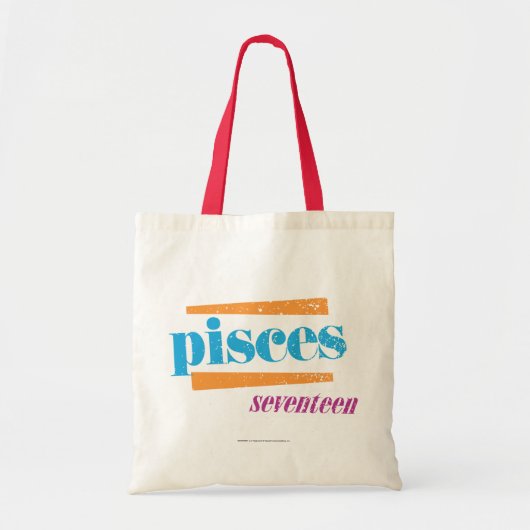 Tote Bag Aqua de Poissons (Devant)