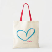 Tote Bag Aqua d'OpenHeart (Devant)