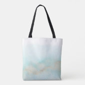 Tote Bag Aqua et Gold Beach Hawaii Mariage Bienvenue (Dos)