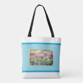 Tote Bag Aqua Floral (Dos)