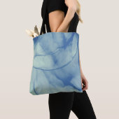 Tote Bag Aqua stratifié (De près)