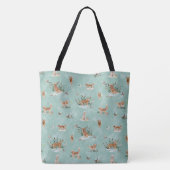 TOTE BAG AQUA TOILE RETRIEVER DORE (Dos)