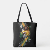 Tote Bag Aquaman | Aquaman "Revolt" - Graphique commenté (Dos)