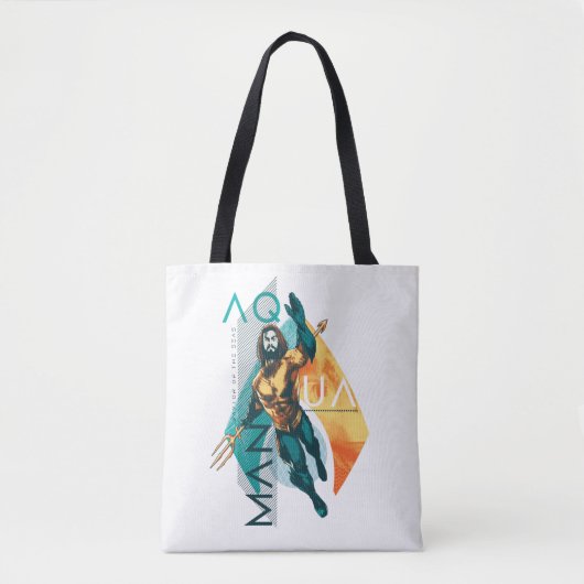 Tote Bag Aquaman | Modernist Aquaman Collage (Devant)