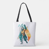 Tote Bag Aquaman | Modernist Aquaman Collage (Dos)